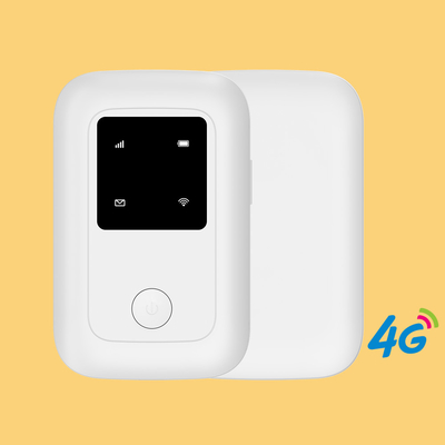 ผู้ให้บริการโทรคมนาคม Pocket WiFi Router 4G พร้อมช่องใส่ซิมการ์ด