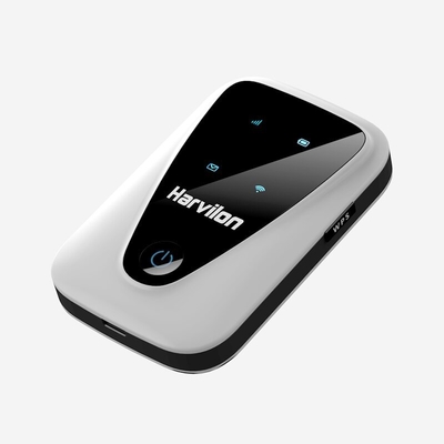 อายุการใช้งานแบตเตอรี่ 6 ชั่วโมง 4G LTE MiFi Router เราเตอร์แบบพกพาความเร็วสูงสำหรับการเดินทางเพื่อธุรกิจ