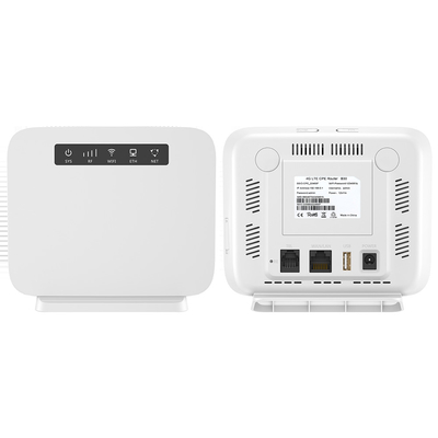 เราเตอร์ 4G 300 Mbps สำหรับบ้านพร้อมช่องเสียบซิมการ์ด Cat 4 เสาอากาศภายนอกคู่