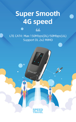 เราเตอร์ 4G LTE MiFi พร้อมแบตเตอรี่ 3000mAh