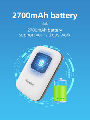 แบตเตอรี่ 2100mAh FDD TDD LTE 4G MIFI Router 150Mbps พร้อมหน้าจอ LED