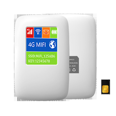 Cat4 150Mbps MiFi Mobile 4G Router อินเทอร์เฟซ USB การชาร์จ 3000MAh แบตเตอรี่ ไม่จำเป็นต้องกำหนดค่า