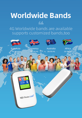 MIFI Mobile 4G Router พร้อมหน้าจอ 2700mAh-3000mAh Pocket WiFi Modem Unlocked
