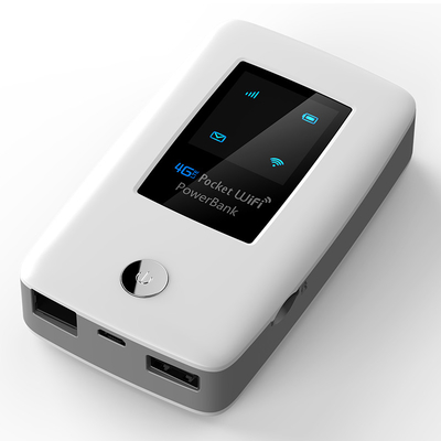 แบบพกพา 3G 2G 4G Lte Mobile Hotspot Router ตัวรับสัญญาณ Terminal Power Bank Data