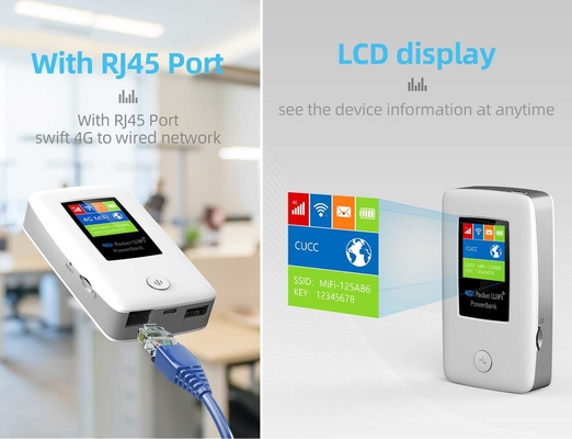 4G Pocket WIFI Hotspot Mobile WiFi Router รองรับ VPN เปิดพร้อมช่องใส่ซิม