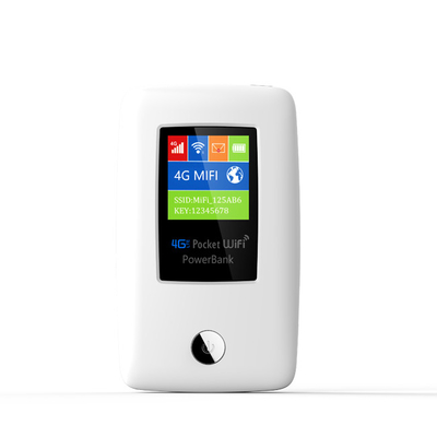 5000mAh แบบพกพา 4G WIFI Router พร้อมพอร์ต RJ45 Wan Lan