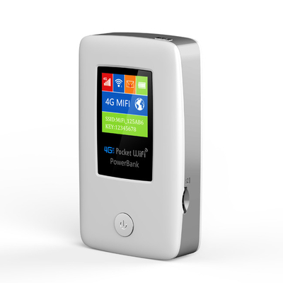 5000mAh แบบพกพา 4G WIFI Router พร้อมพอร์ต RJ45 Wan Lan