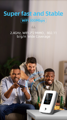 เราเตอร์พ็อกเก็ตไร้สาย 4G ขนาด 5000mAh พร้อมพอร์ต LAN LAN RJ45