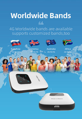 เครือข่ายมือถือทั่วโลก 4G Lte Mifi เราเตอร์ ซิมการ์ด 150Mbps Harvilon