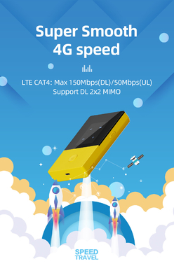 3G Portable Mobile 4G Router Pocket WiFi Car พร้อมช่องใส่ซิมการ์ด