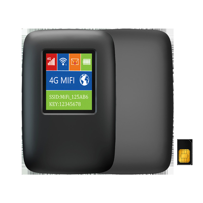 2700mAh-3000mAh 4G Lte MiFi Router 150Mbps 4G Mobile WiFi Hotspot 15 อุปกรณ์พร้อมหน้าจอ LCD