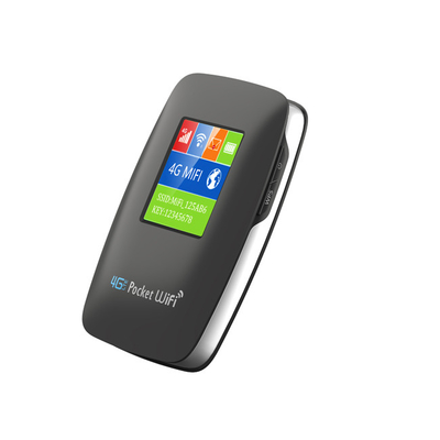 2700mAh-3000mAh 4G Lte MiFi Router 150Mbps 4G Mobile WiFi Hotspot 15 อุปกรณ์พร้อมหน้าจอ LCD
