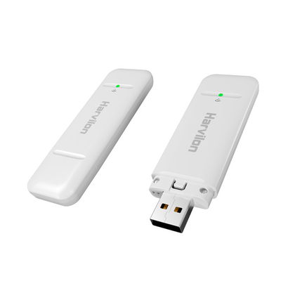 สีขาว 150 Mbps ความเร็วสูง 4G USB Dongle 10 ผู้ใช้ WiFi