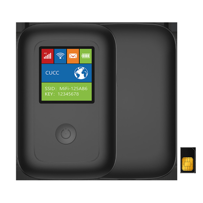 3000mAh Home 4G WIFI Router พร้อมจอ LCD Travel CE